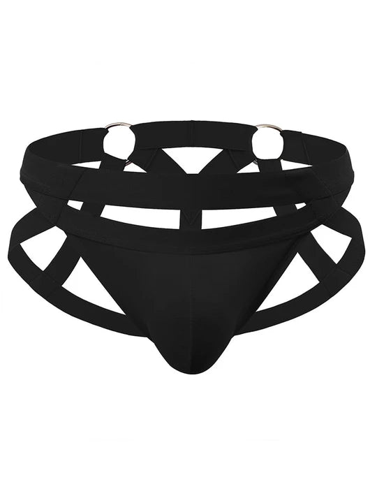 Men's Metal Ring Thong - HDZ022 - YDressup