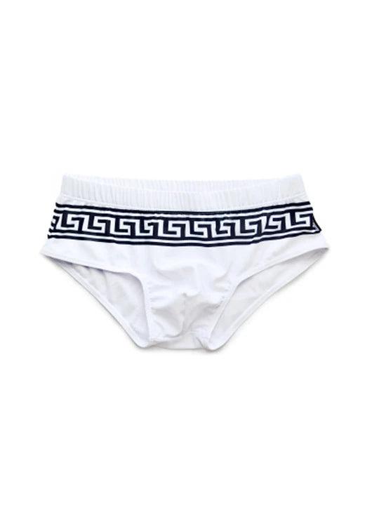 Low Waist Sexy Print Sports Triangle Swim Briefs - YK009 - YDressup