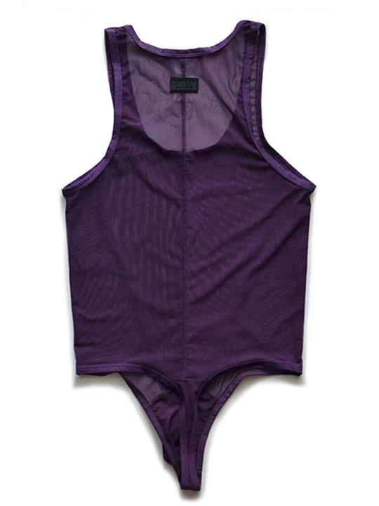 Mesh Breathable Nylon Bodysuit - LTY043 - YDressup