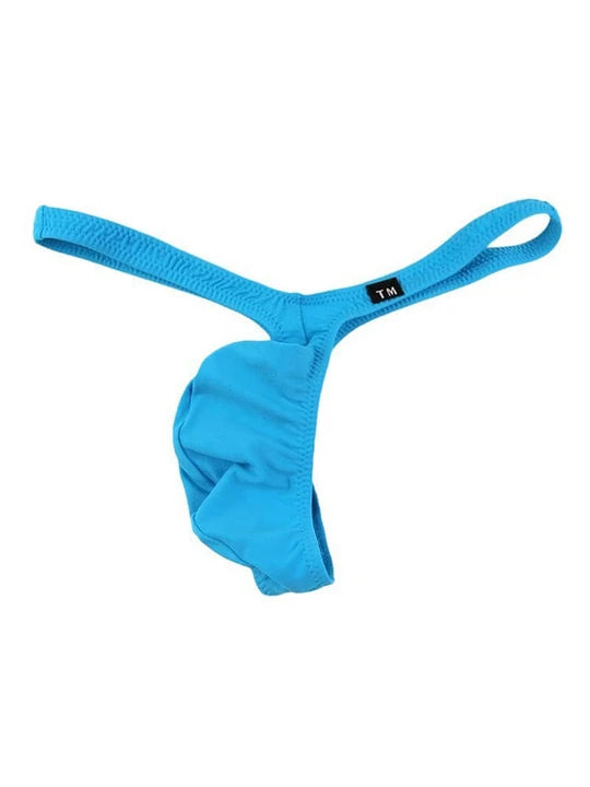 Men's Low-Rise Ice Silk Thong - DZK005 - YDressup