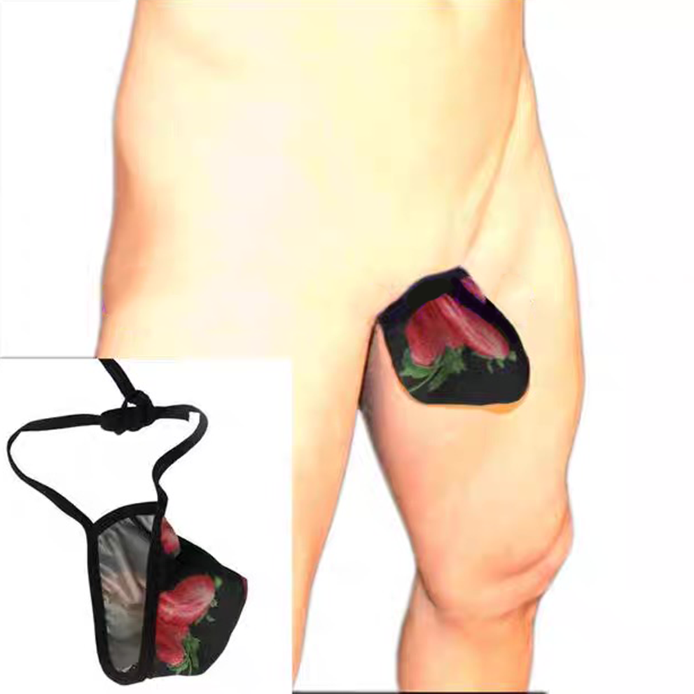 Men's Erotic Tricot Cock Sock Thong - JJT005 - YDressup