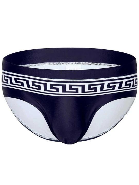 Low Waist Sexy Print Sports Triangle Swim Briefs - YK009 - YDressup