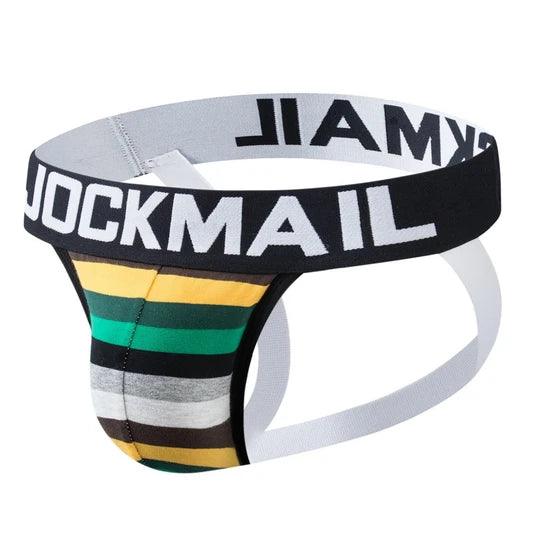 Rainbow Stripe Cotton Pride Jockstrap - YNY070