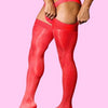 Knee High Nylon Stockings - Black - WZ009