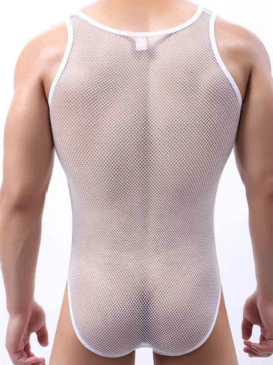 Men's Mesh Bodysuit - LTY035 - YDressup