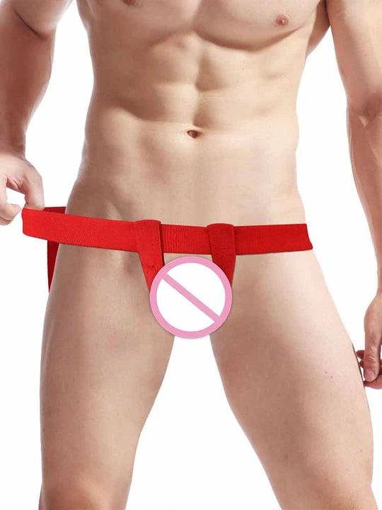 Men's Erotic Lingerie Wide Elastic Thong - HDZ025