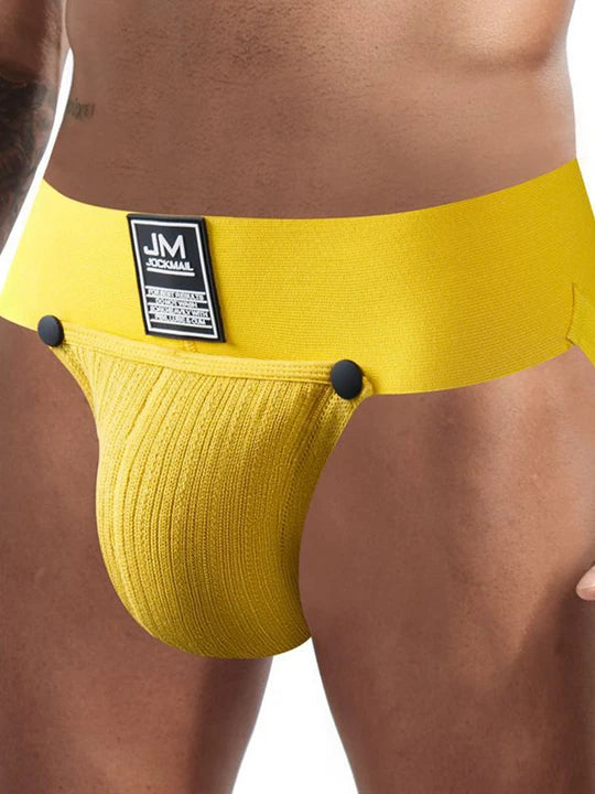 Men's Double Belt Detachable Thong - HDZ024 - YDressup