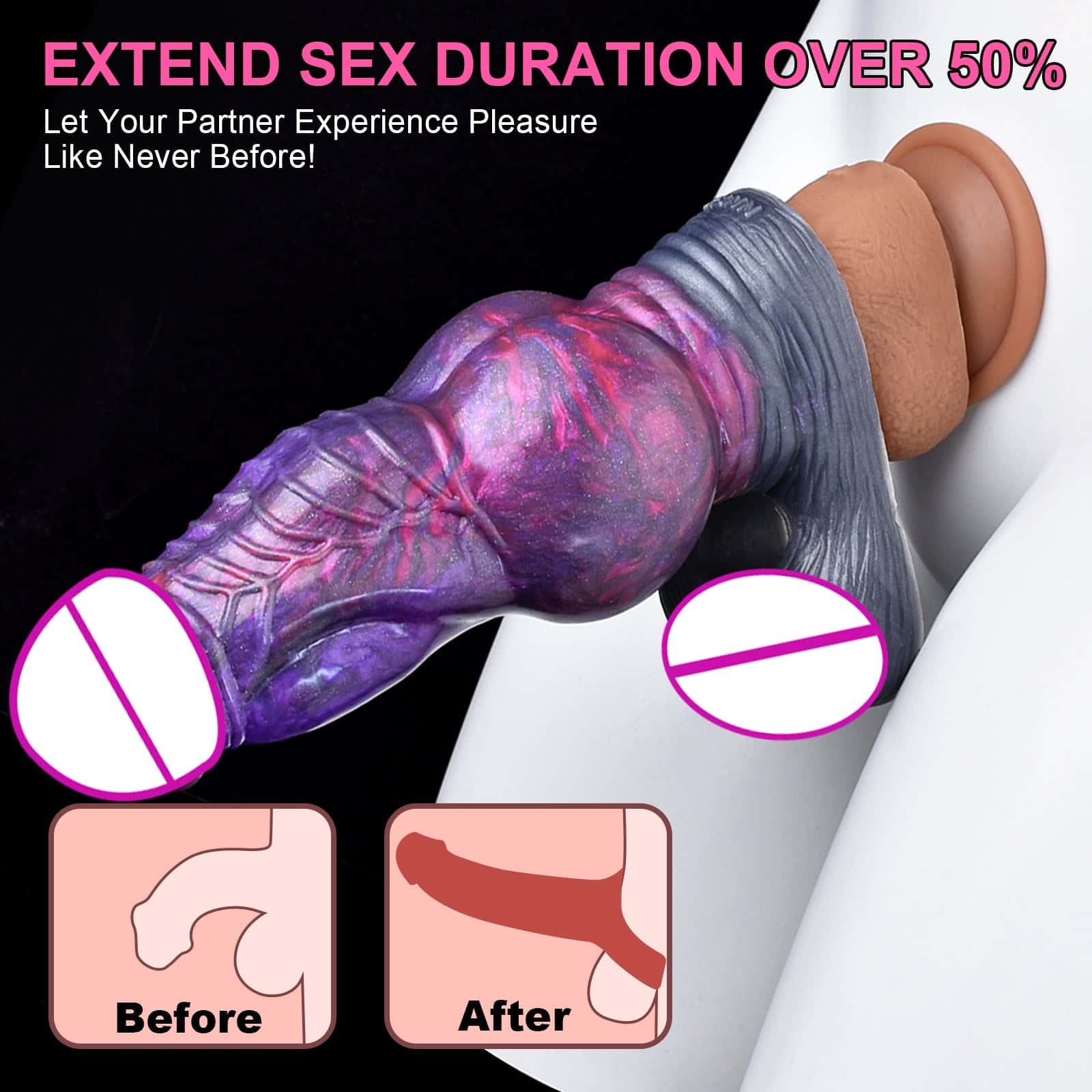 Men's Hollow Penis Sleeve - AD001