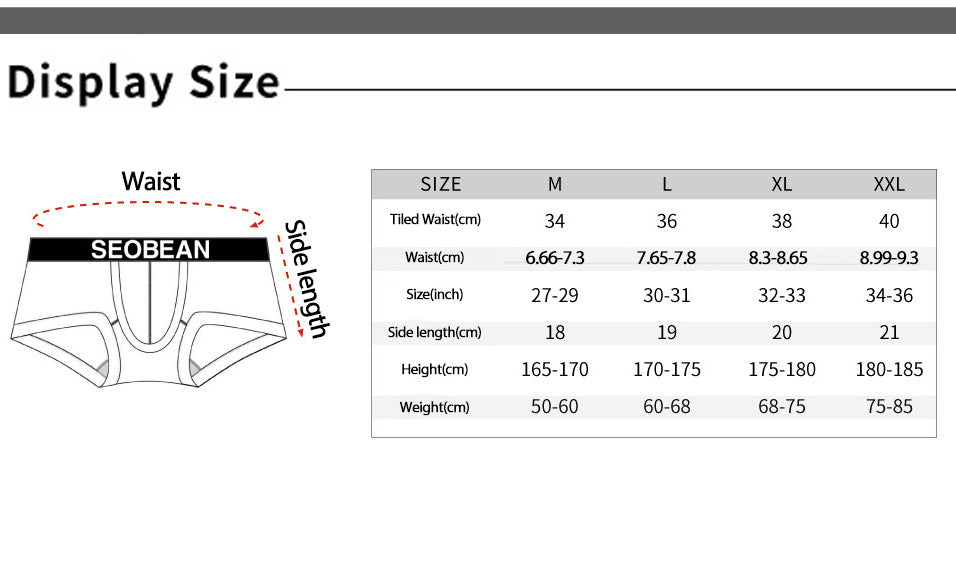Men's Solid Color Briefs - SJK035