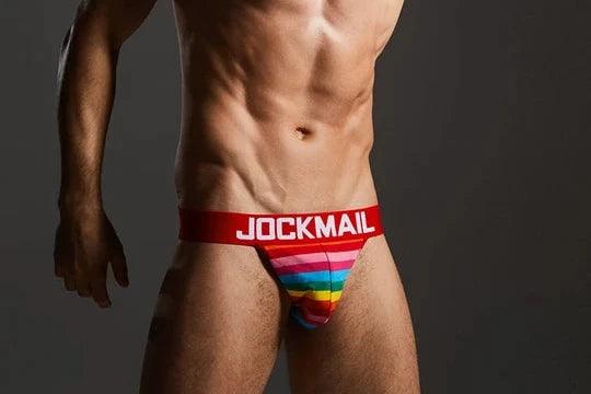 Rainbow Stripe Cotton Pride Jockstrap - YNY070