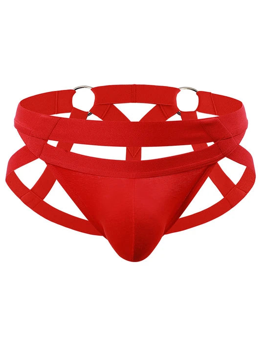 Men's Metal Ring Thong - HDZ022 - YDressup