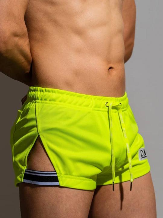 D.M Casual Low-waisted Drawstring Breathable Home Boxer Shorts - PJK027 - YDressup