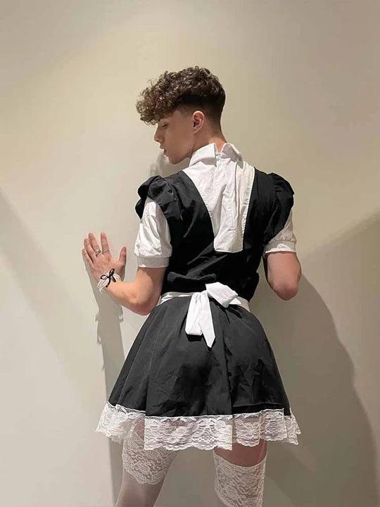 Men's Bow Maid Costume - YNY031