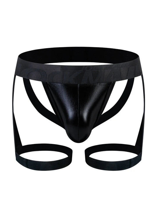 Jockmail Hollow Out Four Corner Nylon Thongs - HDZ010 - YDressup