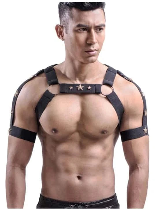 Fluorescent Glow In The Dark Elastic Harness - KB062