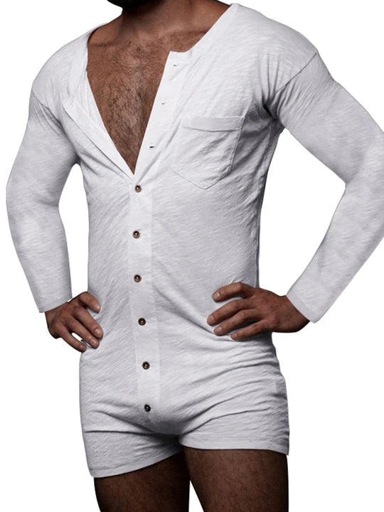 Men's One Piece Tight Romper - LTY020