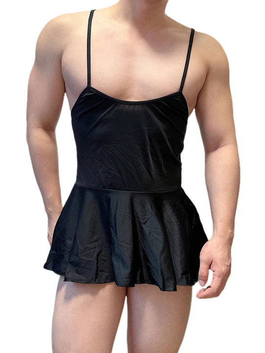Men's Adjustable Straps Sensual Nightdress - QQNY002 - YDressup