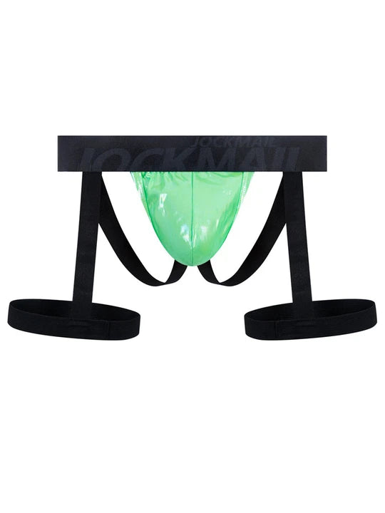 Jockmail Hollow Out Four Corner Nylon Thongs - HDZ010 - YDressup