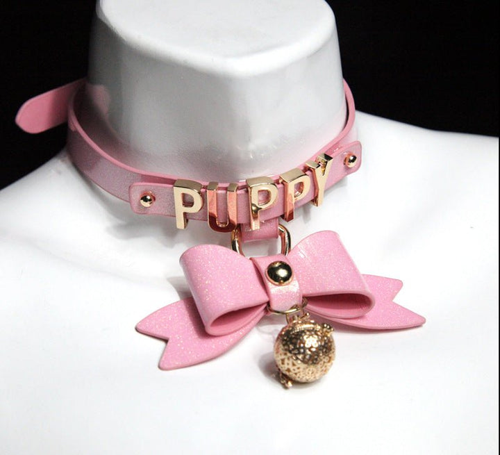 Glowing Bell Choker Collar Puppy Play Adult Sex Toy for Punishment - P YDressup Glowing Bell Choker Collar Puppy Play Adult Sex Toy for Punishment - P YDressup