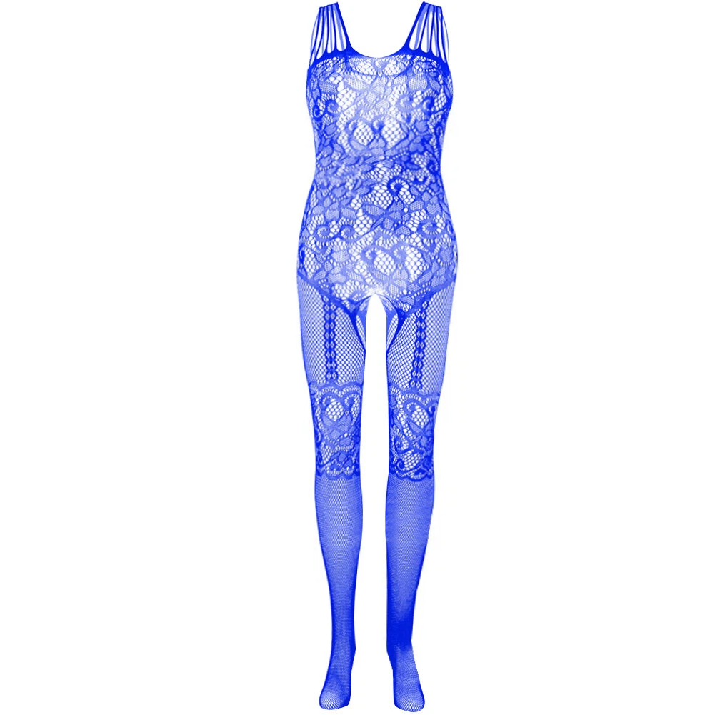 Sexy Cut-Out Crotchless Fishnet Bodystocking - LTW032