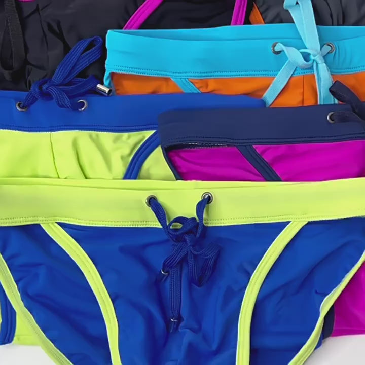 Sexy High Fork Triangle Schwimmbikini für Herren - YK022