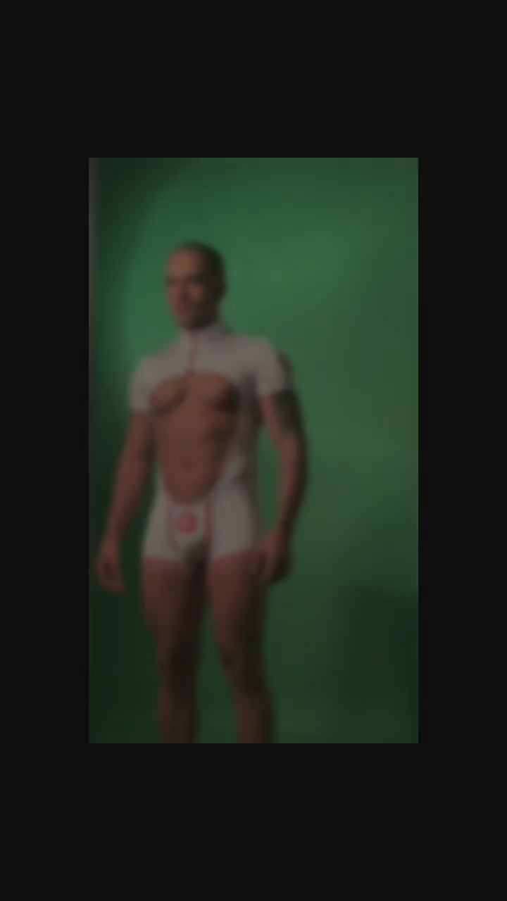 Men's Sexy Doctor Cosplay Bodysuit - QQNY007