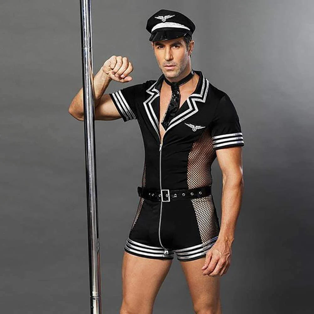 Sexy Gay Pilot Costume - ZF017 - YDressup