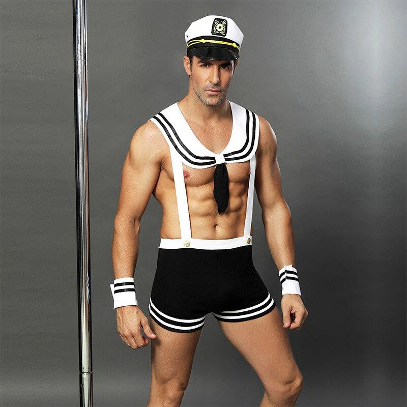 Sexy Gay Navy Sea Men Costume - ZF020 - YDressup