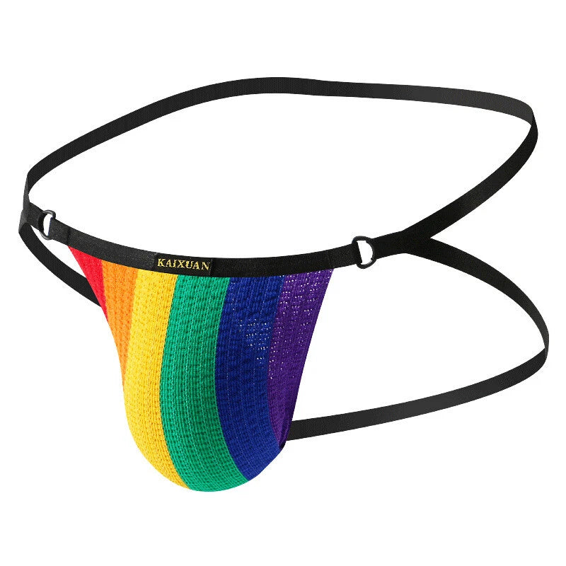 Men’s More Freedom Rainbow Pride Jockstrap - HDZ039