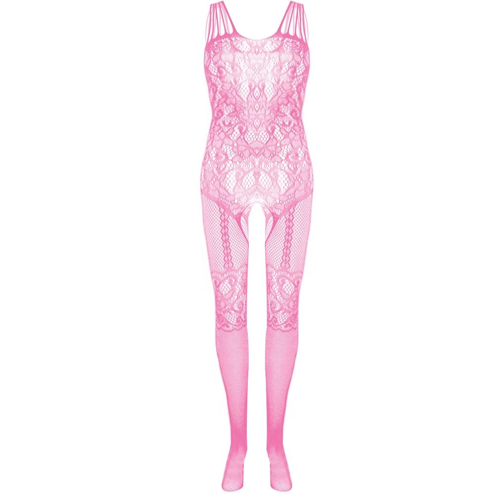 Sexy Cut-Out Crotchless Fishnet Bodystocking - LTW032