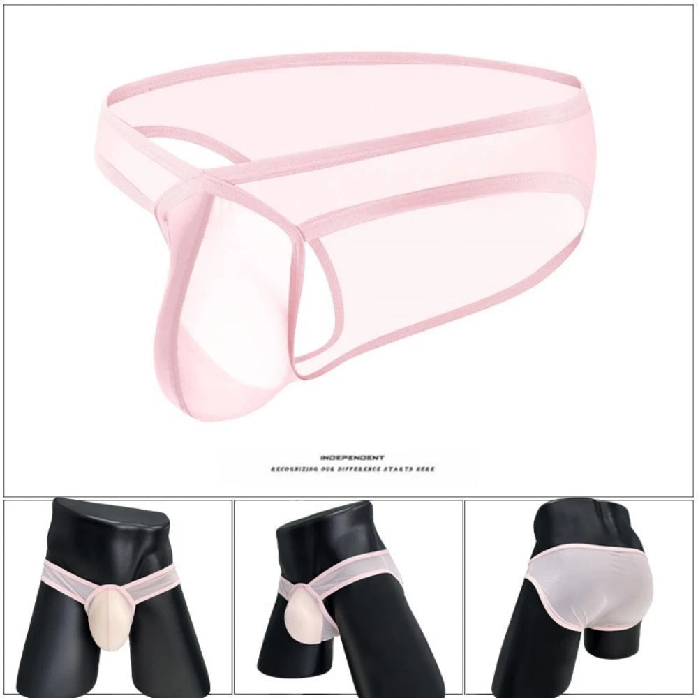 Men's Ultra-thin Transparent Sexy Briefs - SJK060