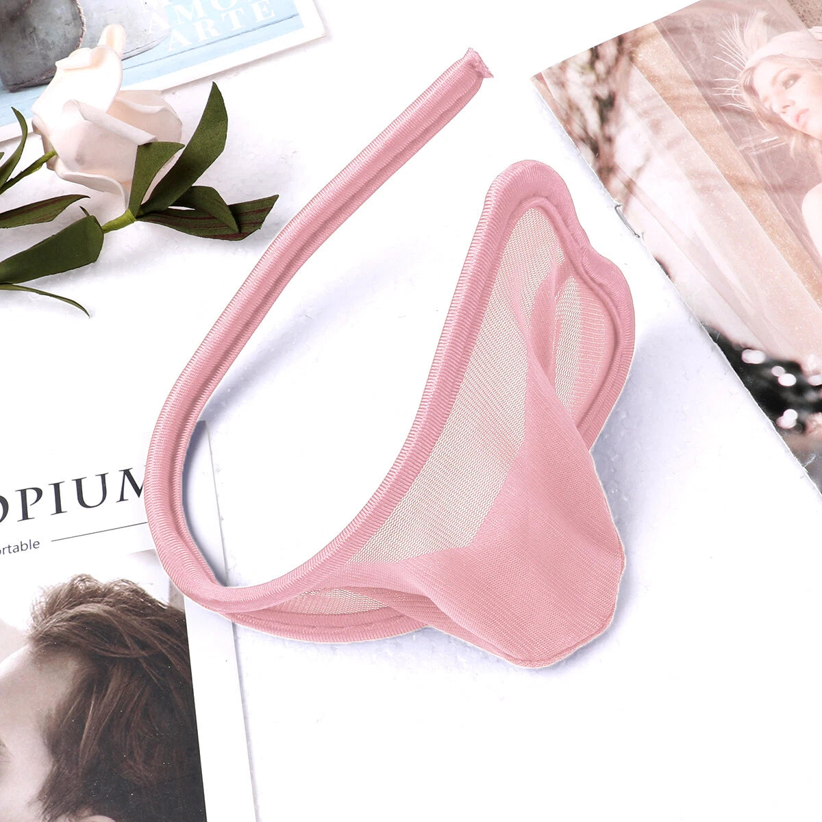 Men's Sexy See-Through C-String – CS007 - YDressup