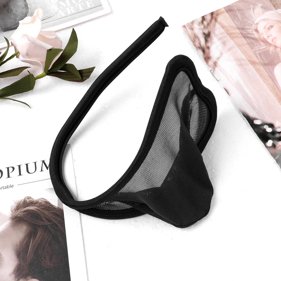 Men's Sexy See-Through C-String – CS007 - YDressup
