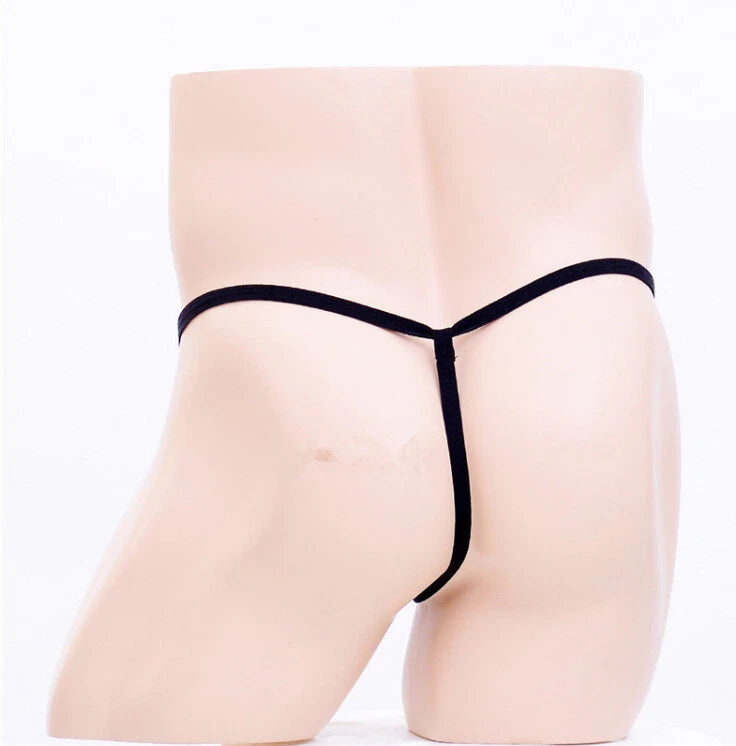 Men’s Beads O-Ring G-String Thong Underwear - GZK037