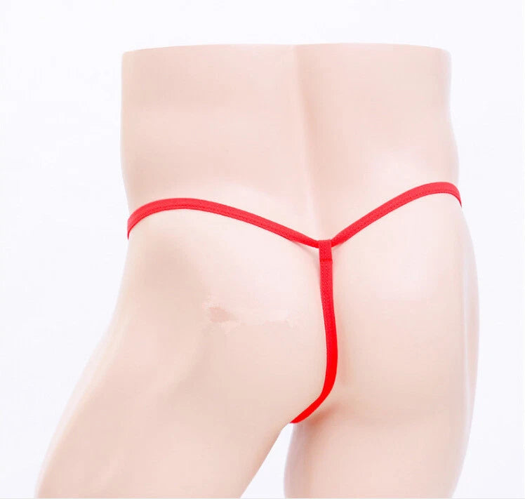 Men’s Beads O-Ring G-String Thong Underwear - GZK037