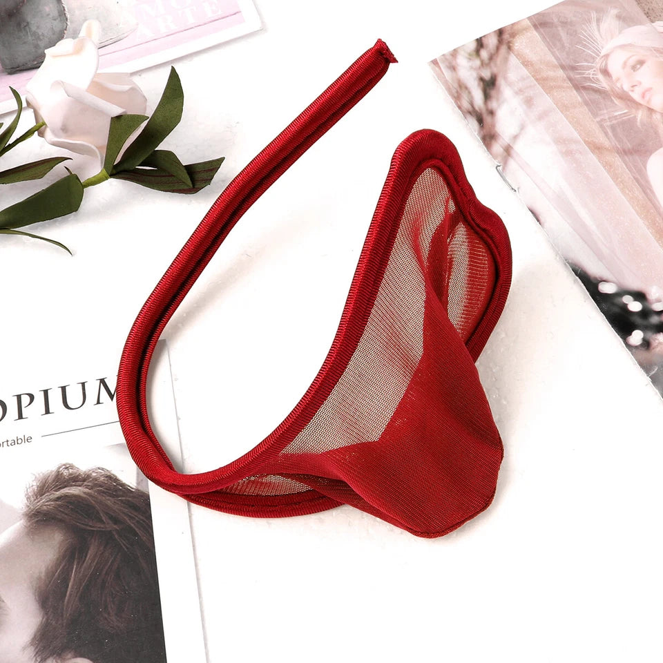Men's Sexy See-Through C-String – CS007 - YDressup