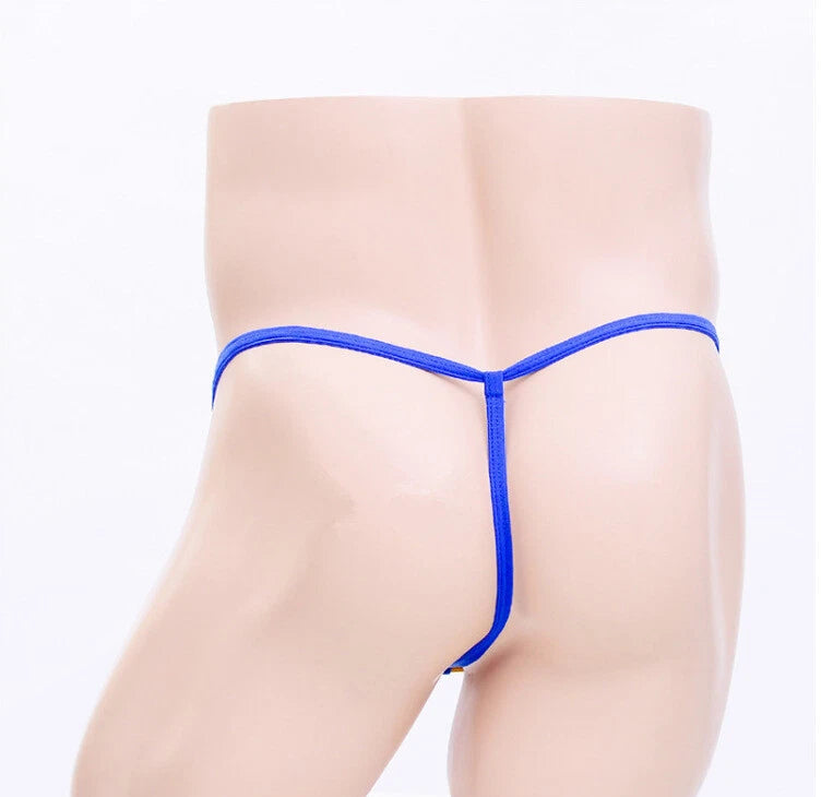 Men’s Beads O-Ring G-String Thong Underwear - GZK037